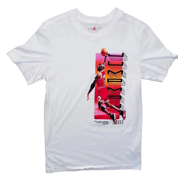 Air Jordan Legacy AJ 11 Shirt Michael Jordan Chicago Jumpman NBA Size Small - Picture 7 of 7